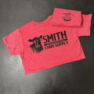 SFS Youth Short Sleeve Cow T-Shirt - Red