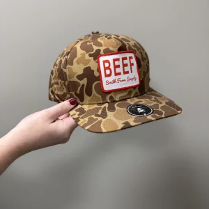SFS Beef Patch Hat - Brown Old School Camo